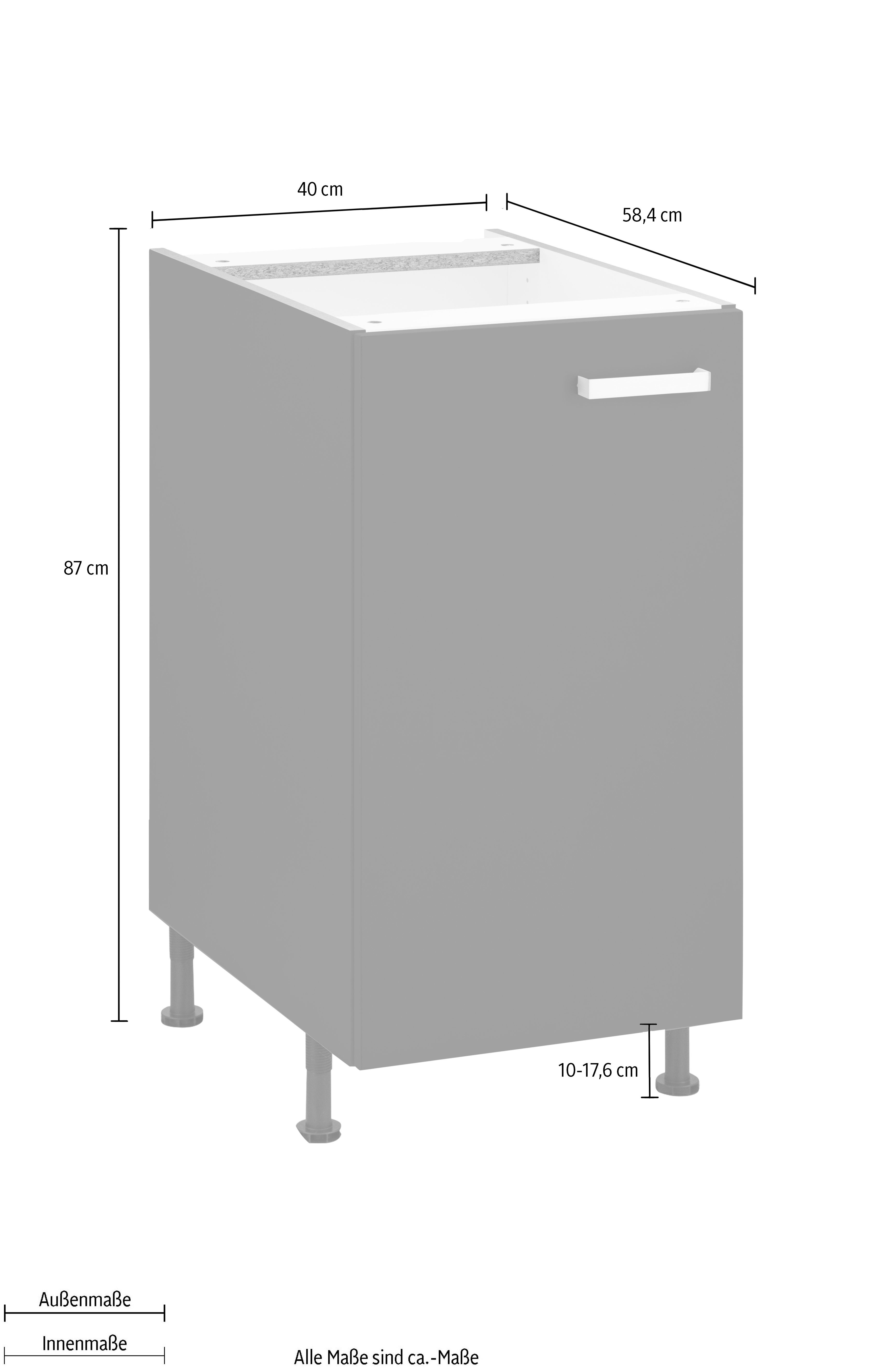 OPTIFIT Unterschrank "Parma", Breite 40 cm günstig online kaufen
