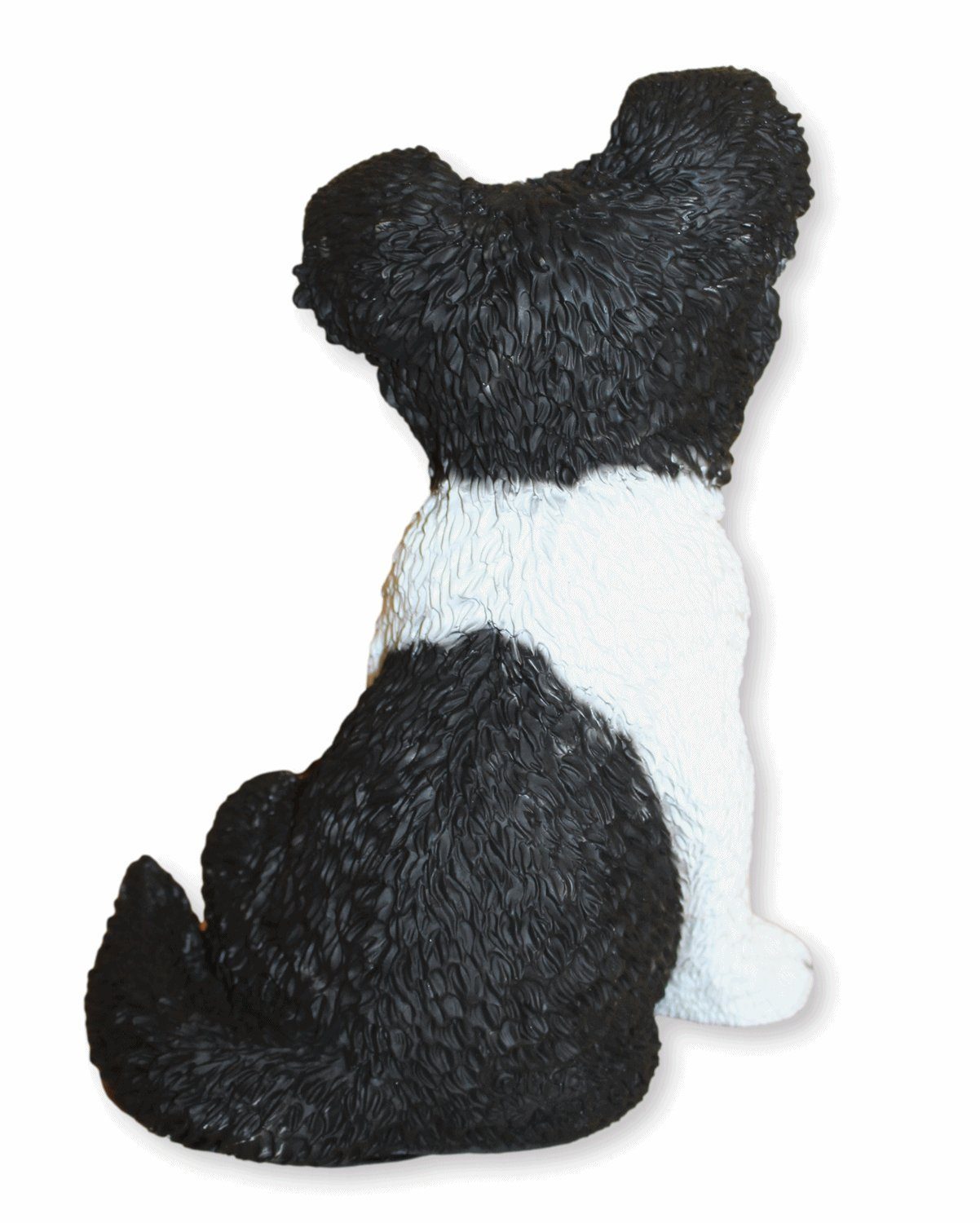 aus sitzend Castagna Resin 27 Hund Border Collie Hundefigur Castagna Deko Figur Kollektion H cm Welpe Tierfigur
