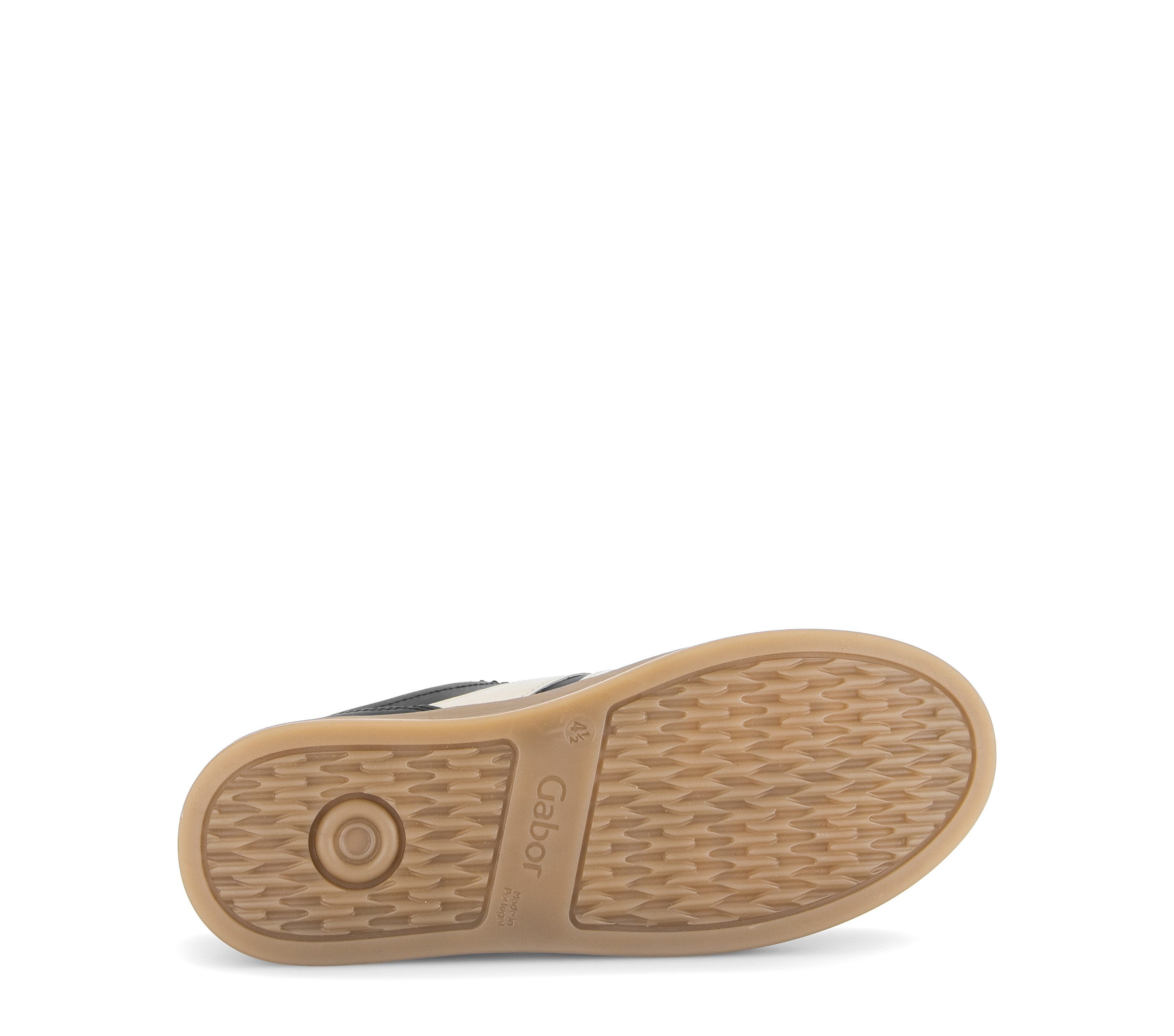 Gabor Sneaker Freizeitschuh, Halbschuh, Schnürer mit Kontrastbesatz, Weite G (weit)