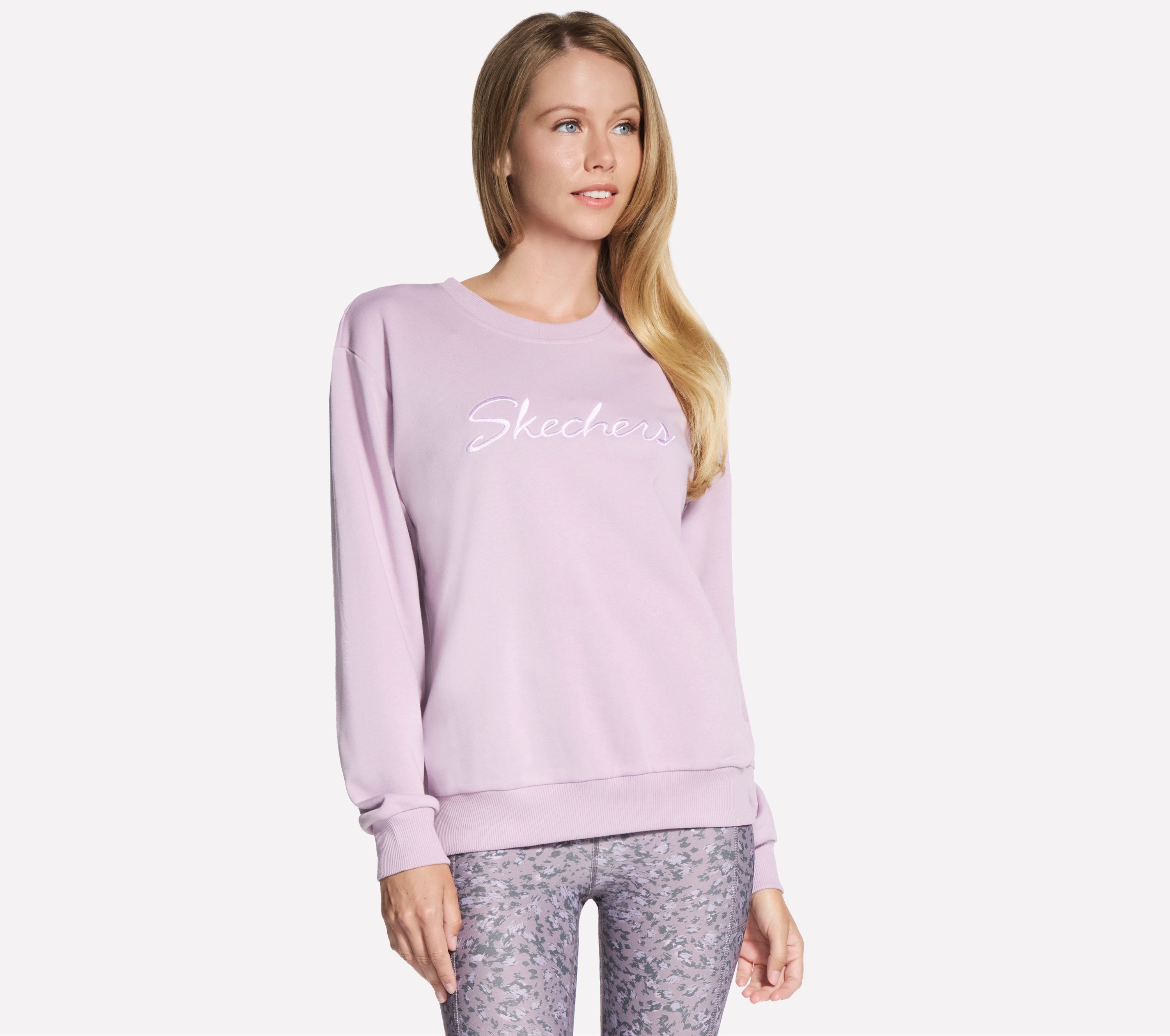 Skechers Sweatshirt SKECHERS SIGNATURE CREW aus Baumwolle und Polyester, für Erwachsene