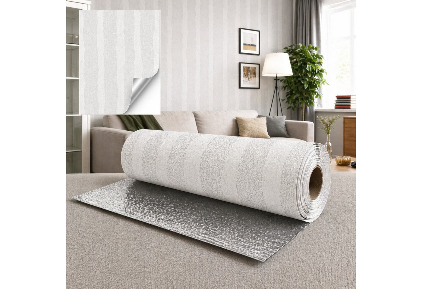 IKHEMalarka Wandpaneel Selbstklebende Flexible Schaum-Wandverkleidung 1,8 m², BxL: 60x300 cm, 1,8 qm, (1 Rolle = 1,8 m², 300x60cm) Schall- und wärmeisolierend, stoßfest, leicht zu reinige. 300x60cm