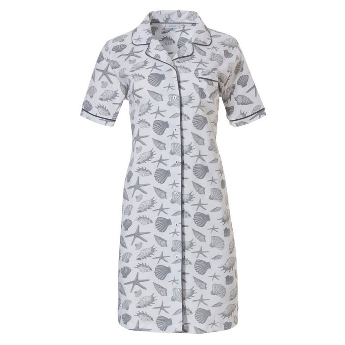 Pastunette Nachthemd Damen Nachthemd geknöpft (1-tlg) Baumwolle
