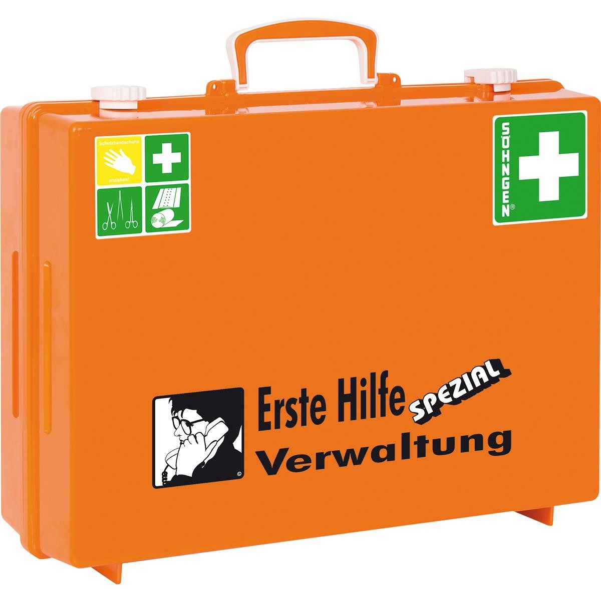Erste-Hilfe-Set SÖHNGEN Erste-Hilfe-Koffer SPEZIAL Verwaltung DIN 13157 orange