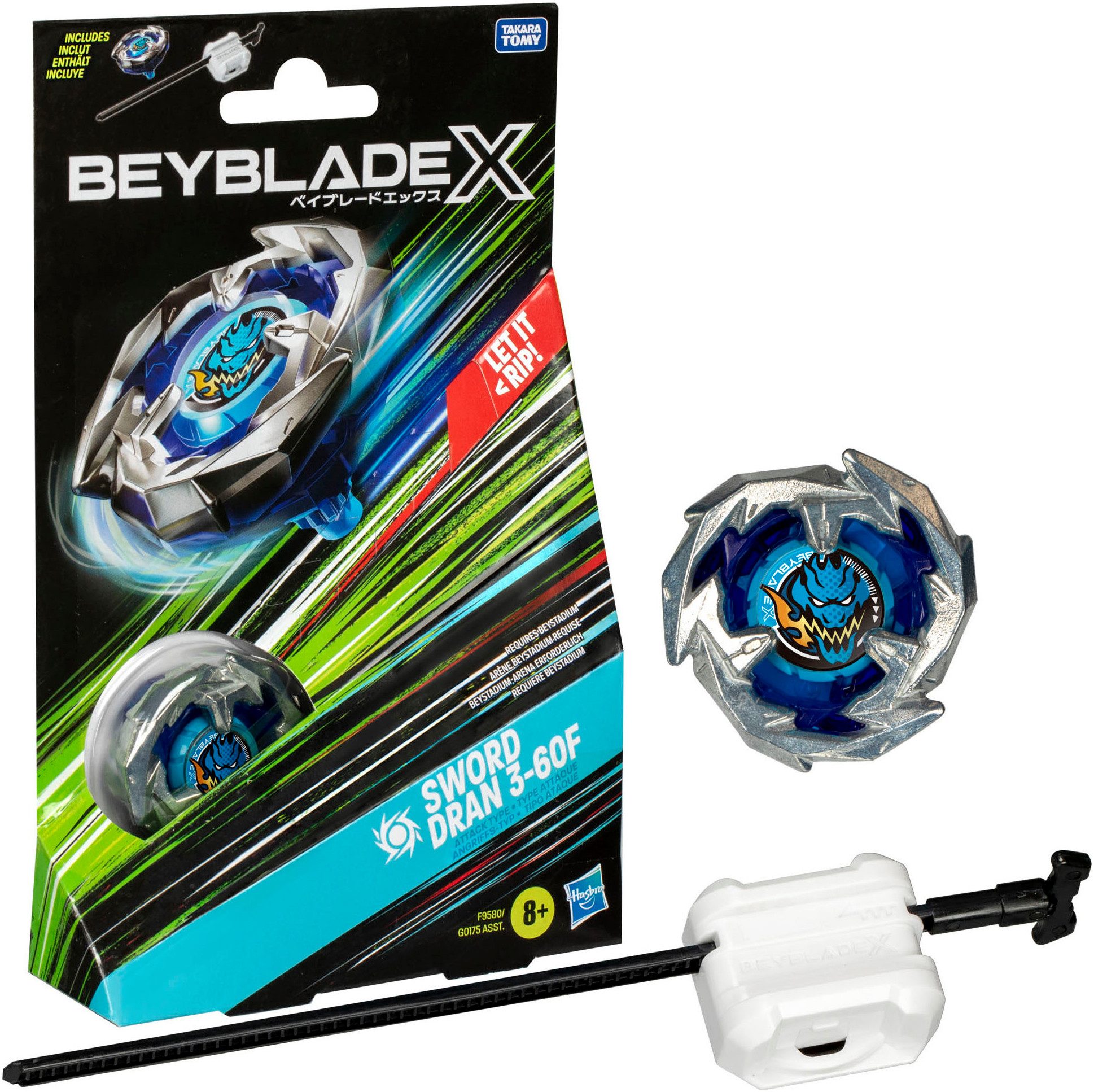Speed-Kreisel Beyblade X Sword Dran 3-60F Starter Pack