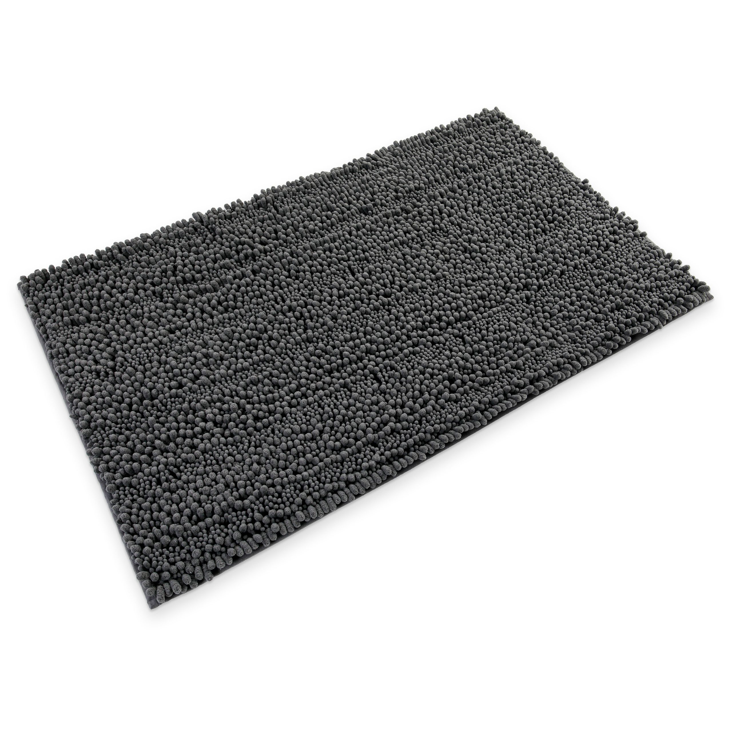 OTTO home Badematte Torrni, Höhe 22 mm, rutschhemmend beschichtet, schnell trocknend, fußbodenheizungsgeeignet, Polyester, rechteckig, Badteppich, getuftet, modern, Uni, antirutsch, flauschig, hochflor