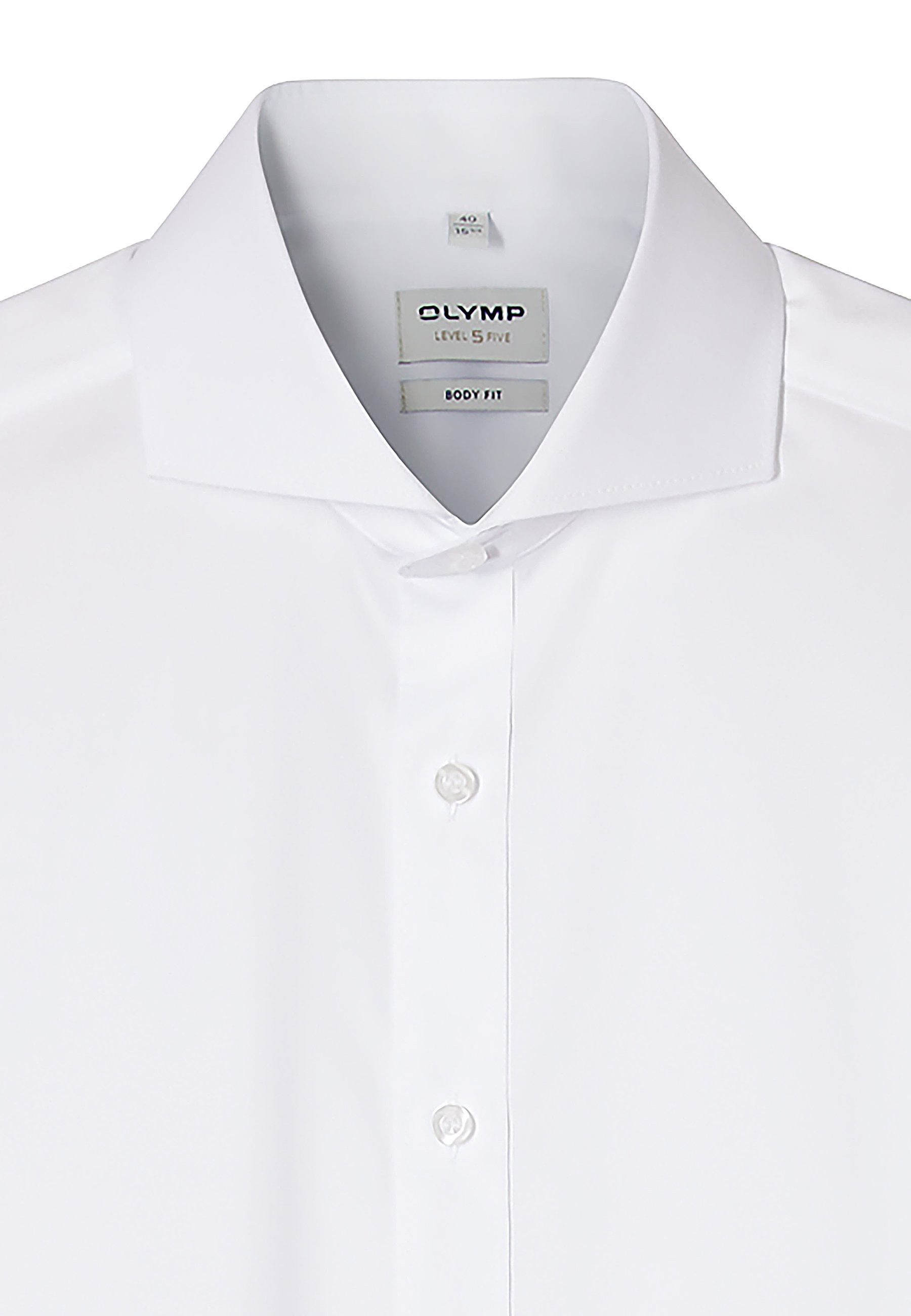 OLYMP Businesshemd OLYMP Level Five, body fit, Haifisch