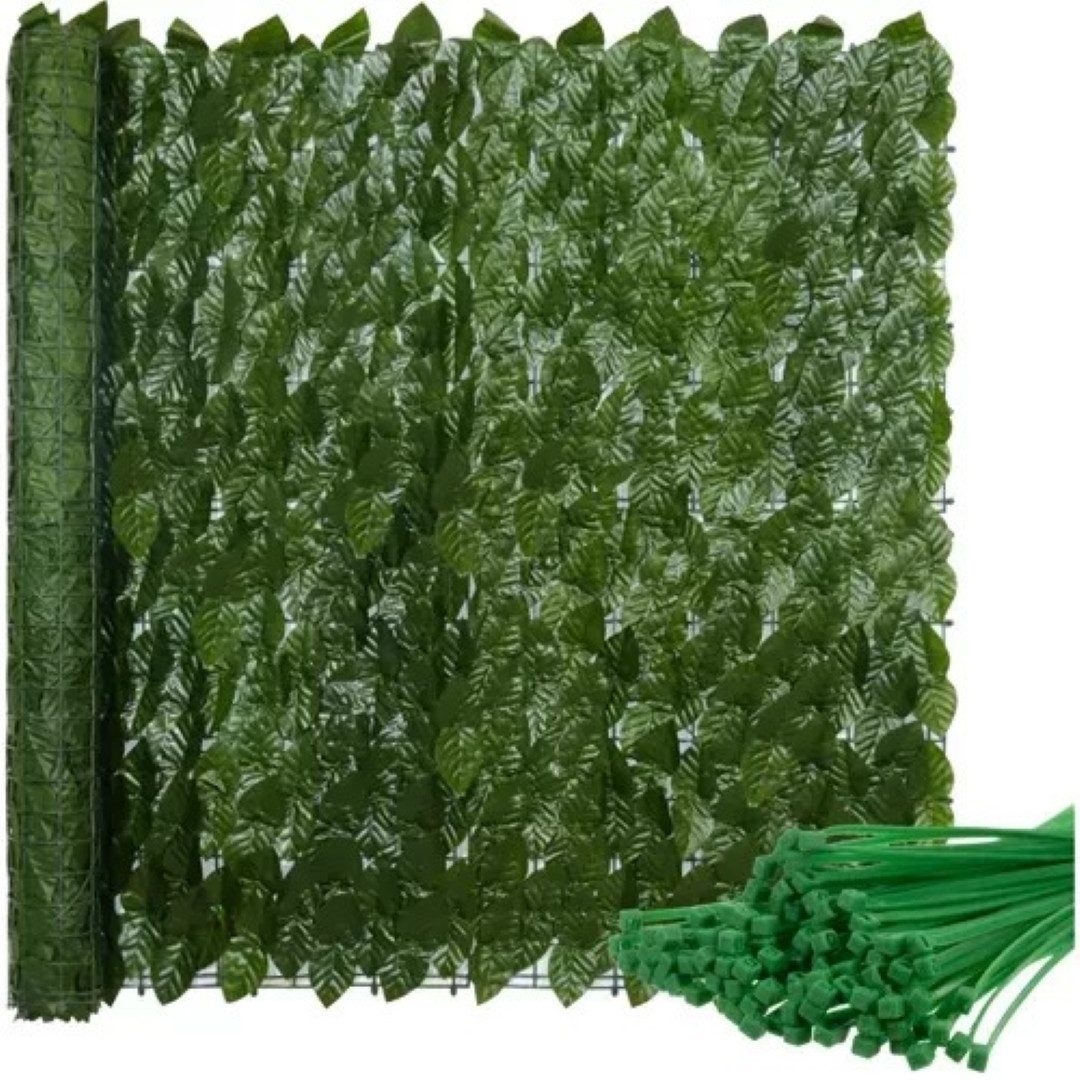 Gardlov Balkonsichtschutz Balkonsichtschutz 5er Set: Efeu-Hecke Sichtschutz im Außenbereich (Künstliche Efeu-Heckenwand als Sichtschutz., Ideal für Gärten, Balkone und Terrassen) Realistisches Efeu-Design für natürlichen Sichtschutz.
