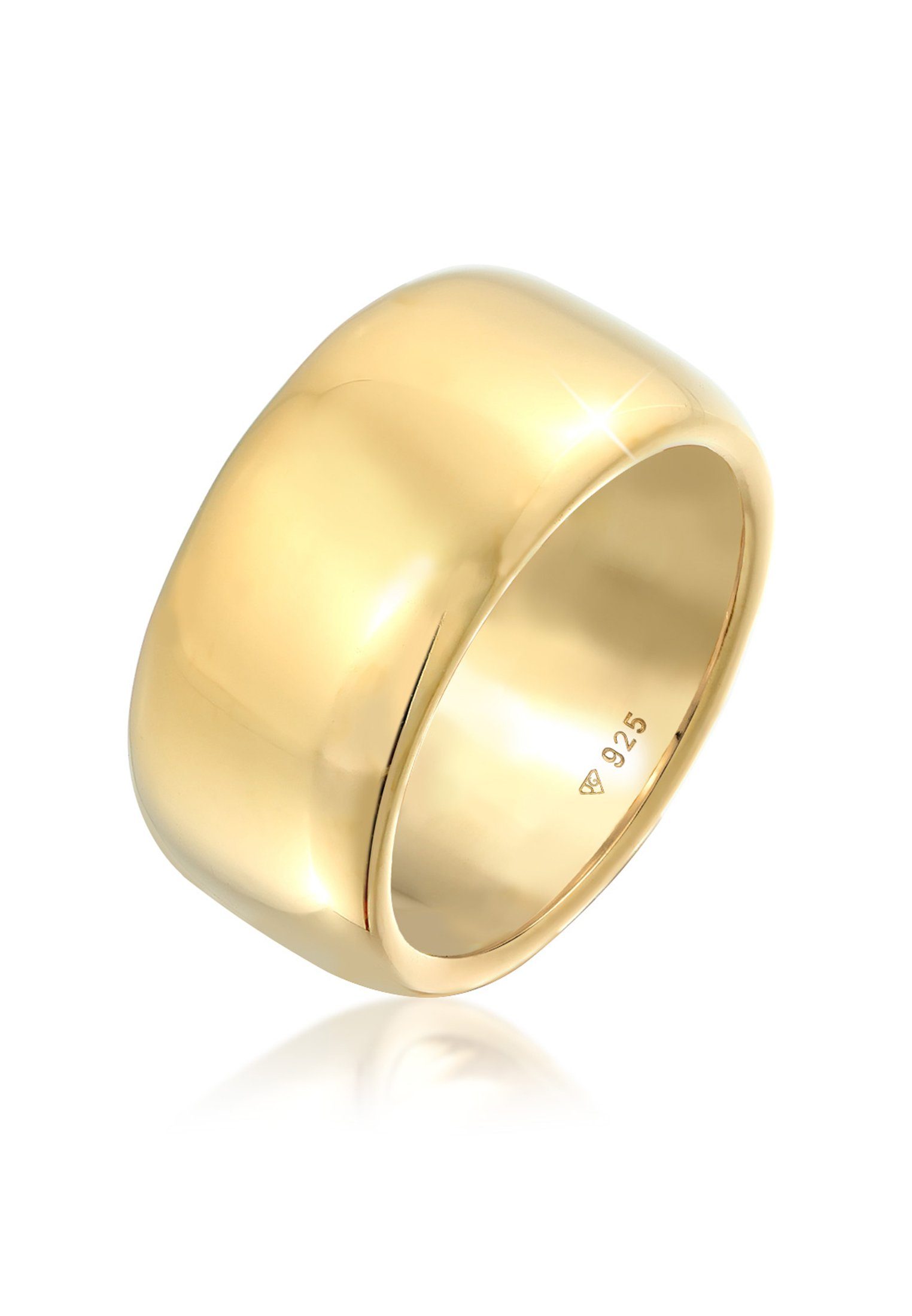 Elli Premium Fingerring Breit Schlicht Bandring günstig online kaufen