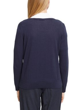 Esprit V-Ausschnitt-Pullover Strickpullover mit V-Ausschnitt
