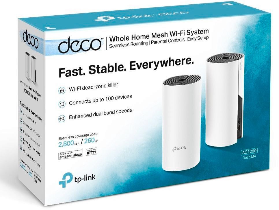 tp-link Deco M4 AC1200 Whole-Home WLAN Access Point, (2er Pack)