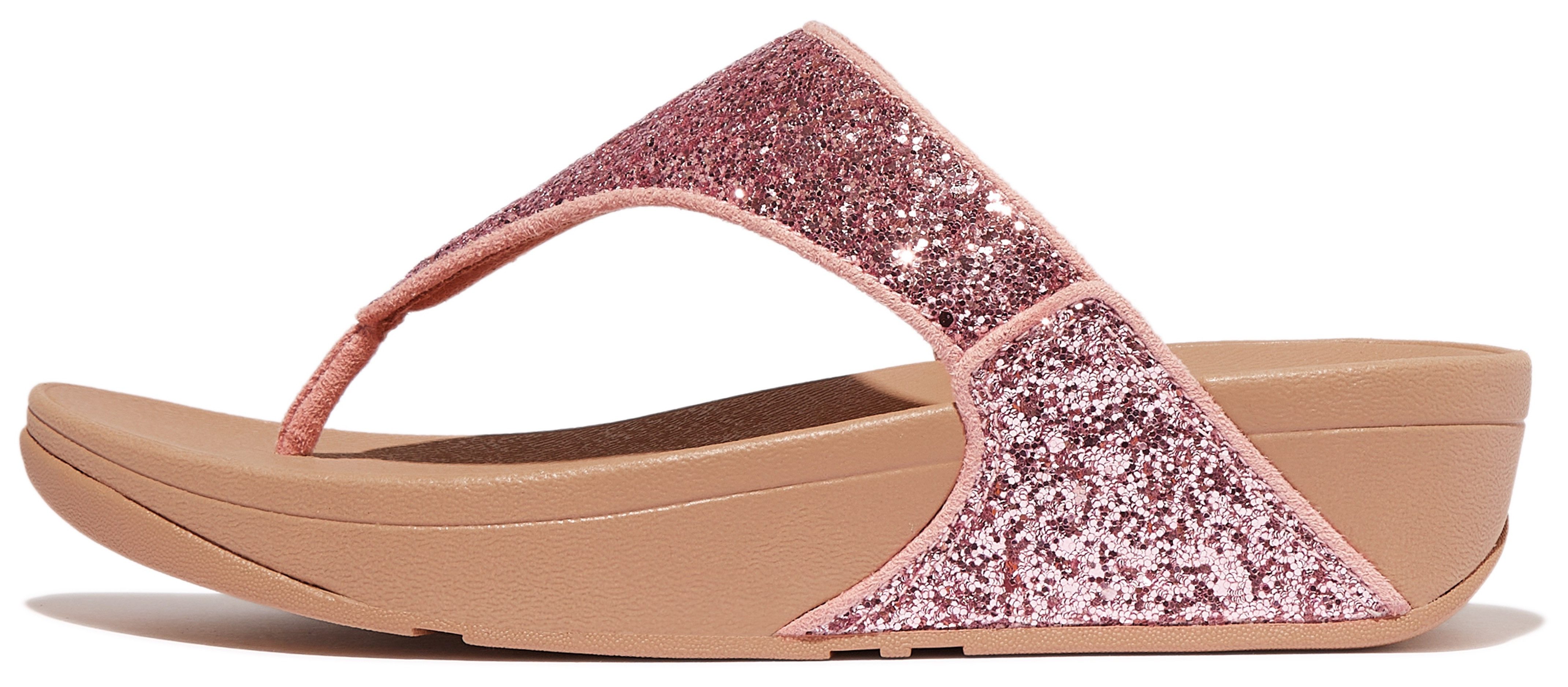 Fitflop Lulu Dianette Badeschuh, Sandale, Sommerschuh mit Glitter Bandage