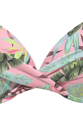 s.Oliver Push-Up-Bikini-Top Azalea, mit tropischem Druck
