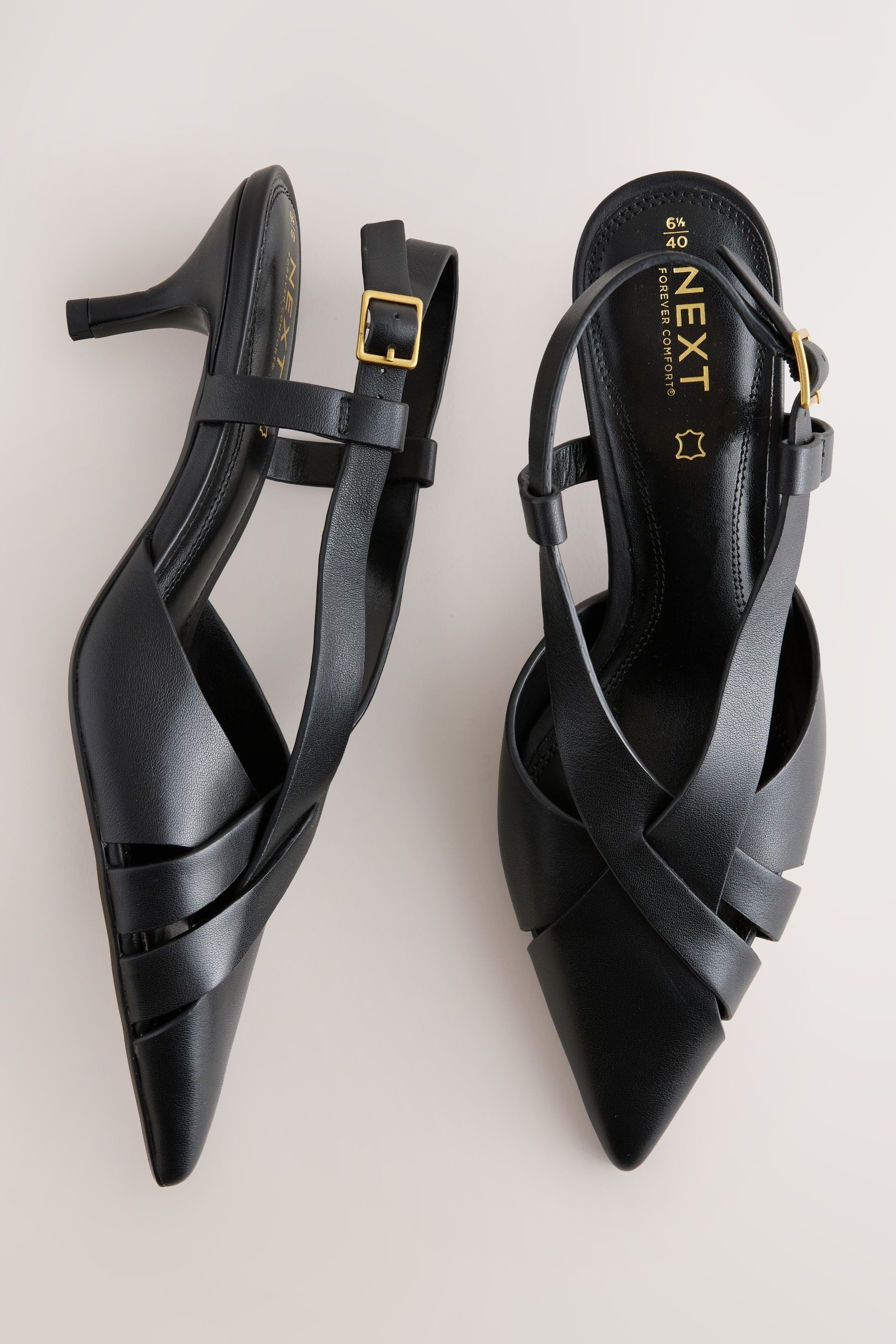 Next Forever Comfort® Slingbacks, geflochtenes Leder Slingsandale (1-tlg) günstig online kaufen