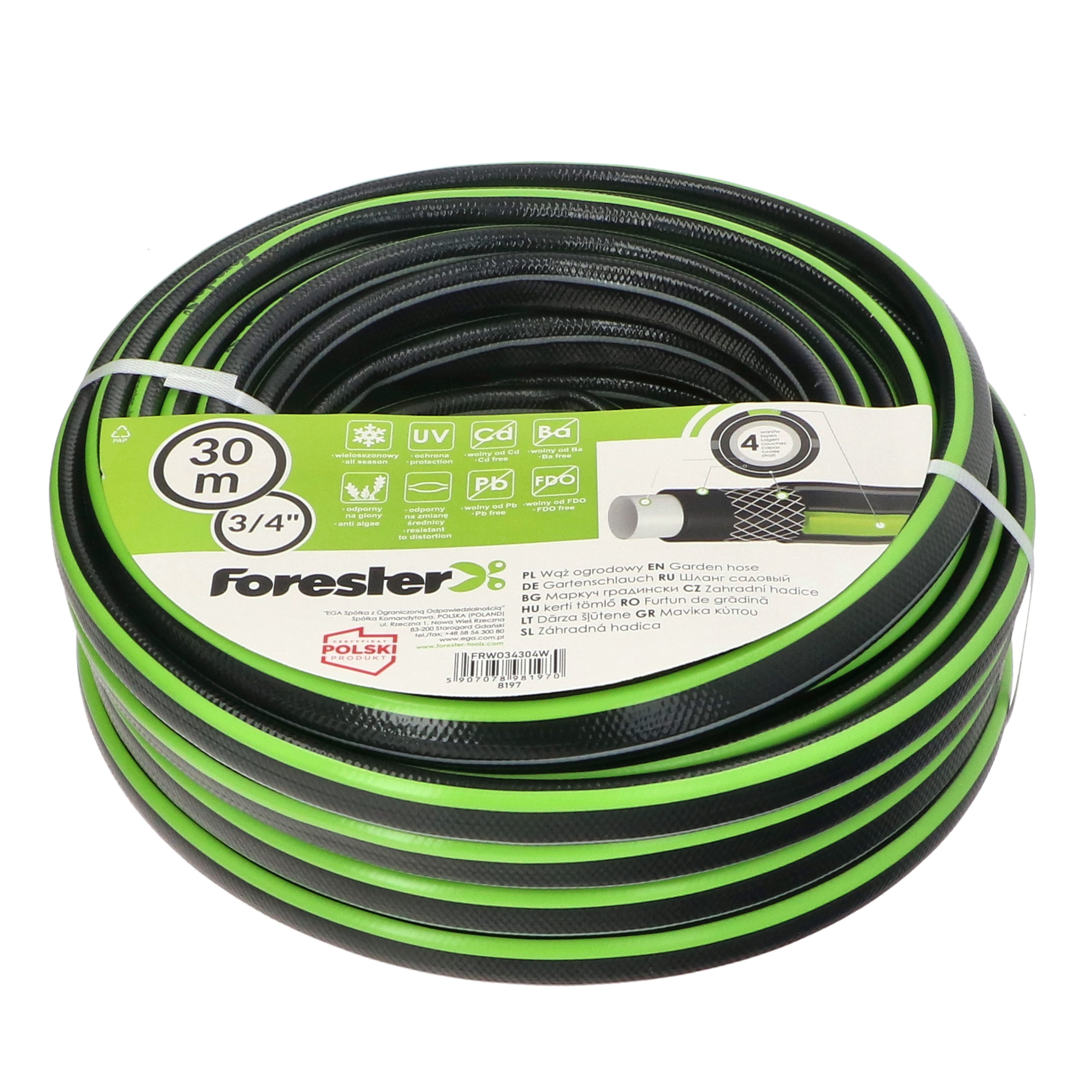 Forester Gartenschlauch FORESTER Wasserschlauch Gartenschlauch Schlauch