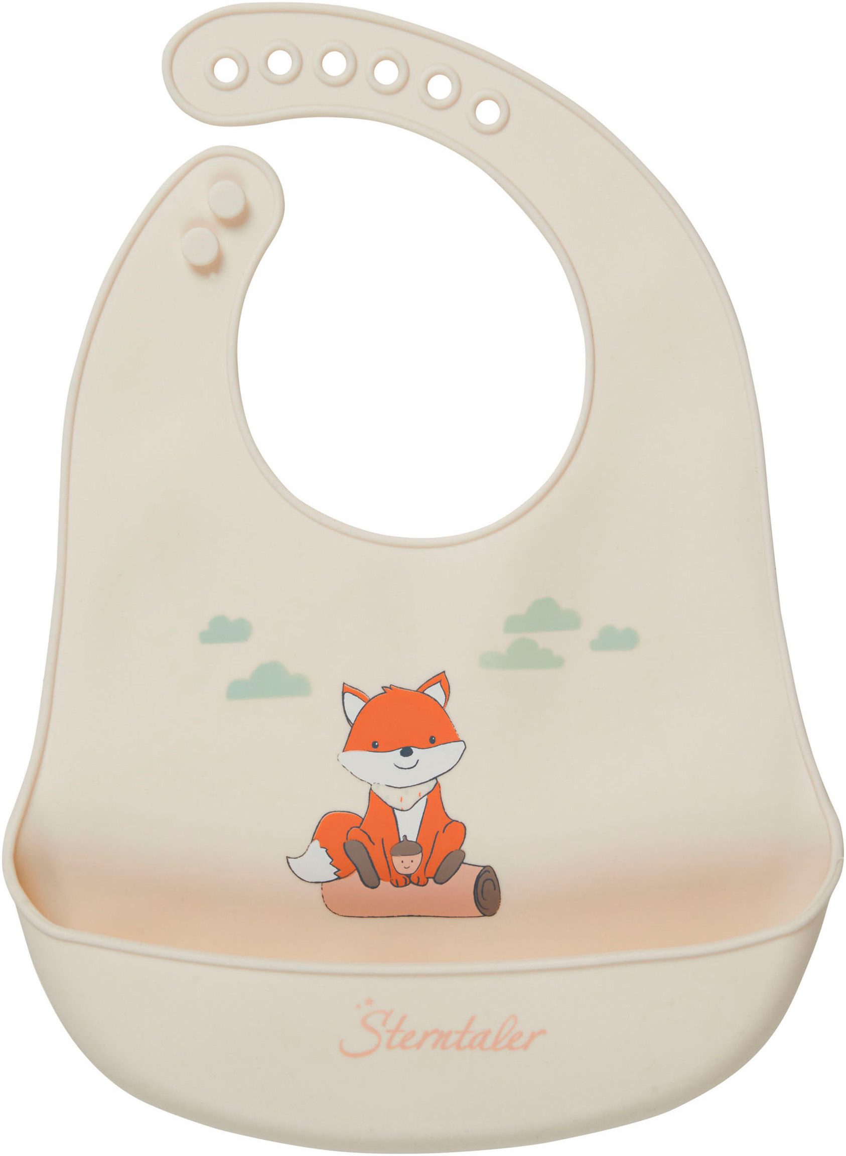 Sterntaler® Слинявчики Silikonlätzchen Fuchs Filou