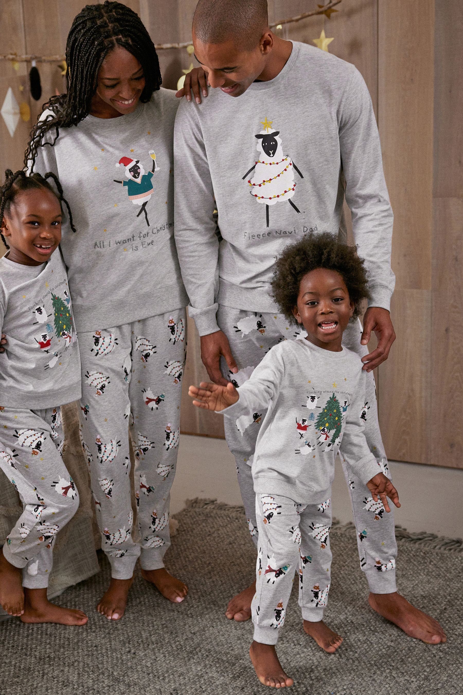 (2 Damen-Jerseypyjama Next Pyjama (Familienkollektion) tlg)