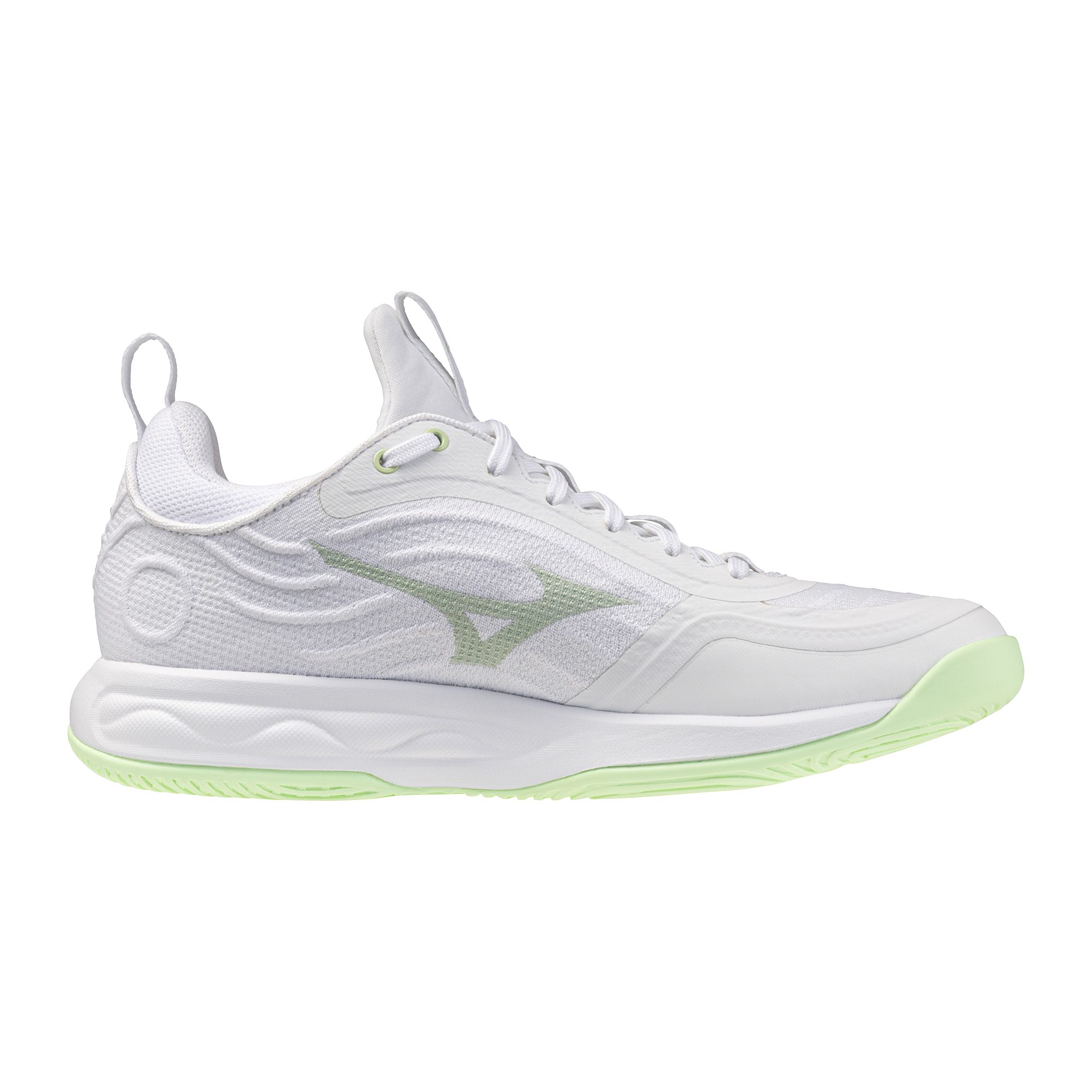 Mizuno WAVE LUMINOUS ELITE(W) White/Aqua Gray/Ambrosia Hallenschuh