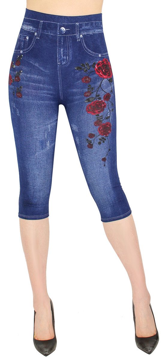 dy_mode 3/4-Leggings Capri Jeggings Damen 3/4 günstig online kaufen