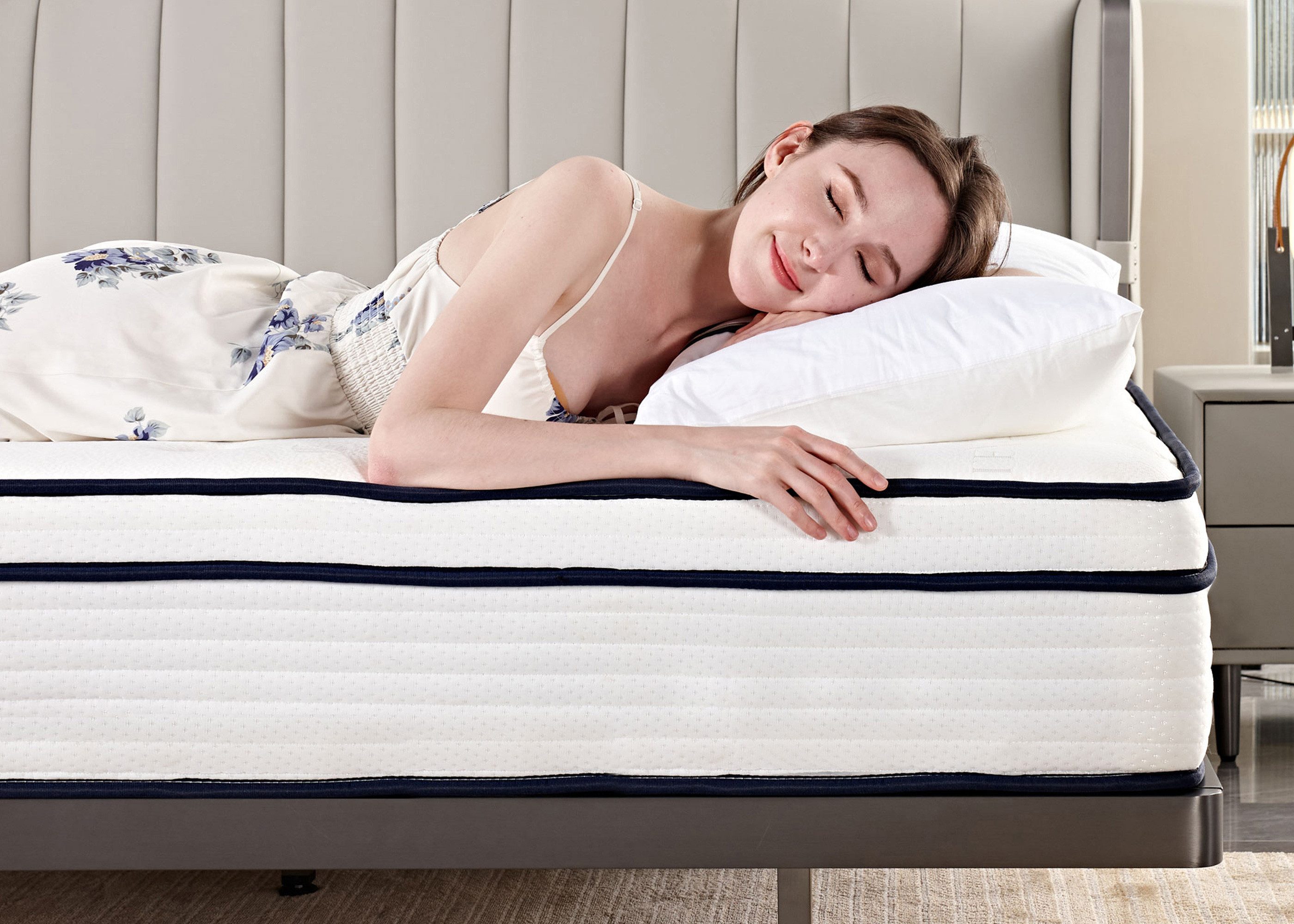 Federkernmatratze Matratze 140x200, Taschenfederkern, Höhe 25 cm, oleyluckidea, (Set), Größen haben 140 × 200 cm, 160 × 200 cm und 180 × 200 cm