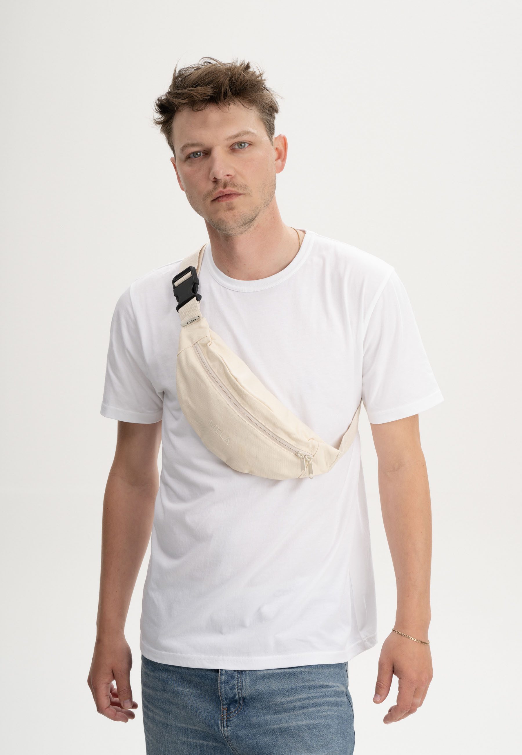 MELA Bauchtasche Bauchtasche, Verstellbarer Schultergurt