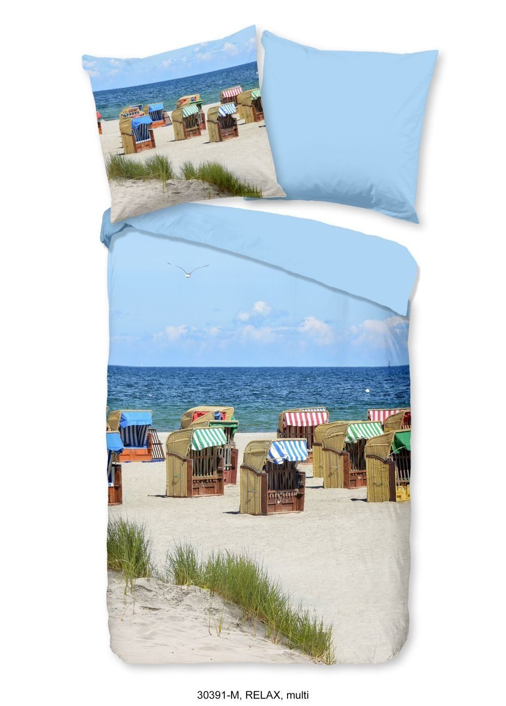 PURE luxury collection Wendebettwäsche Relax Bettwäsche-Set günstig online kaufen