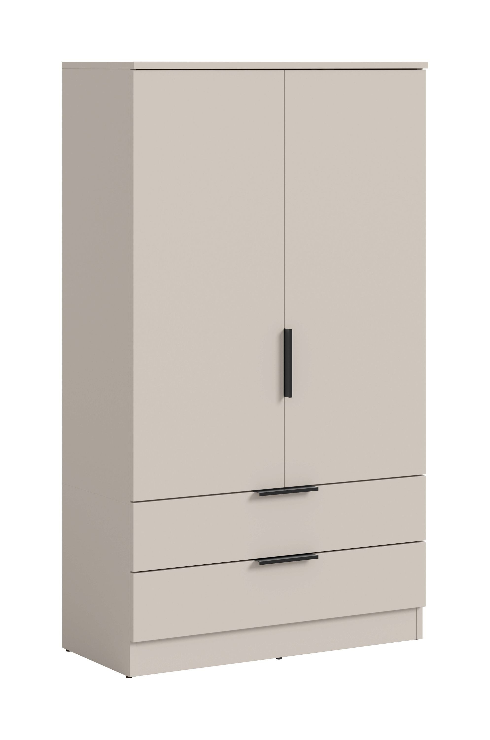 xonox.home Wäscheschrank Kopenhagen in Kaschmir Nachbildung B/H/T: 80x140x37 cm