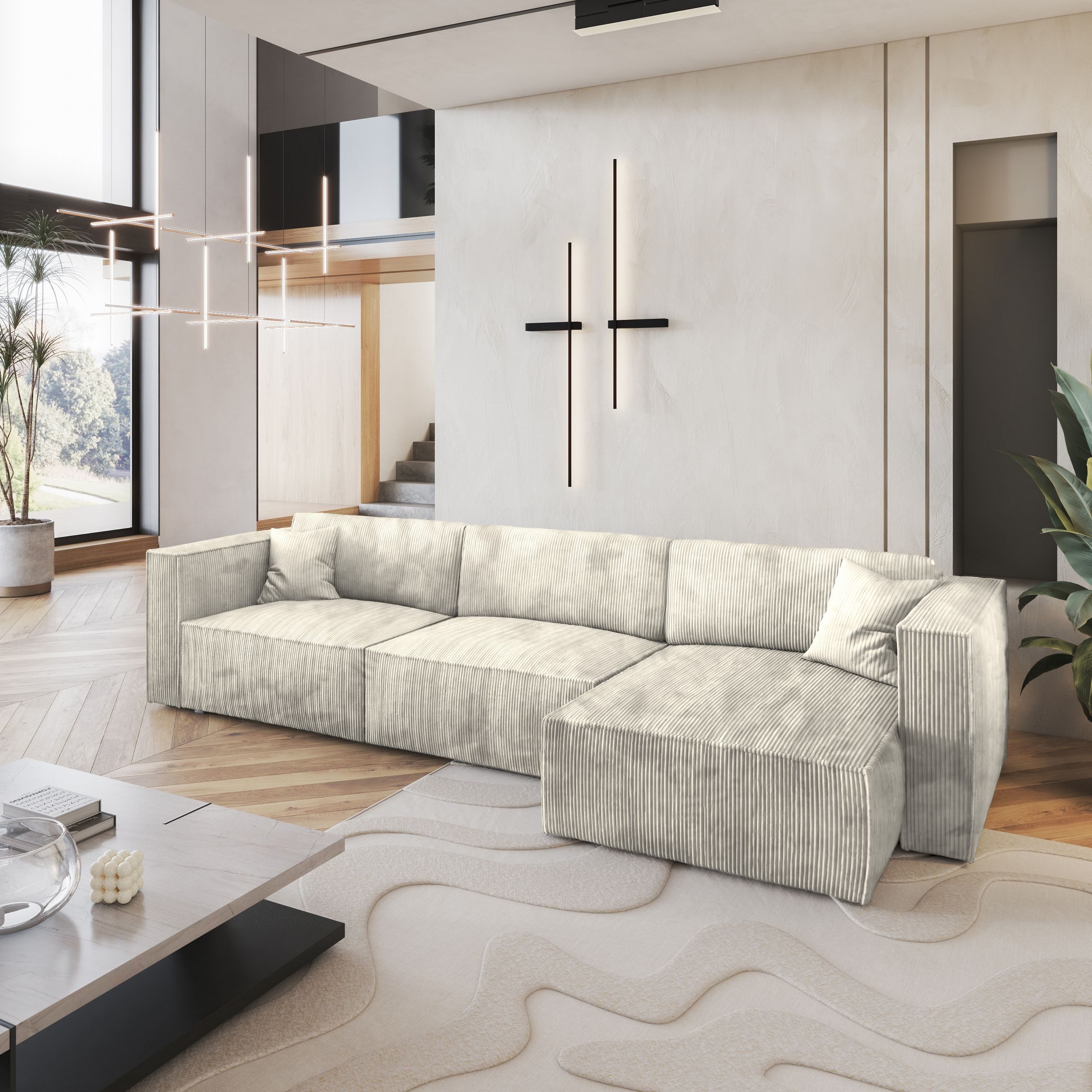 Masseno Ecksofa TOLMO mit Schlaffunktion L-Form, günstig online kaufen