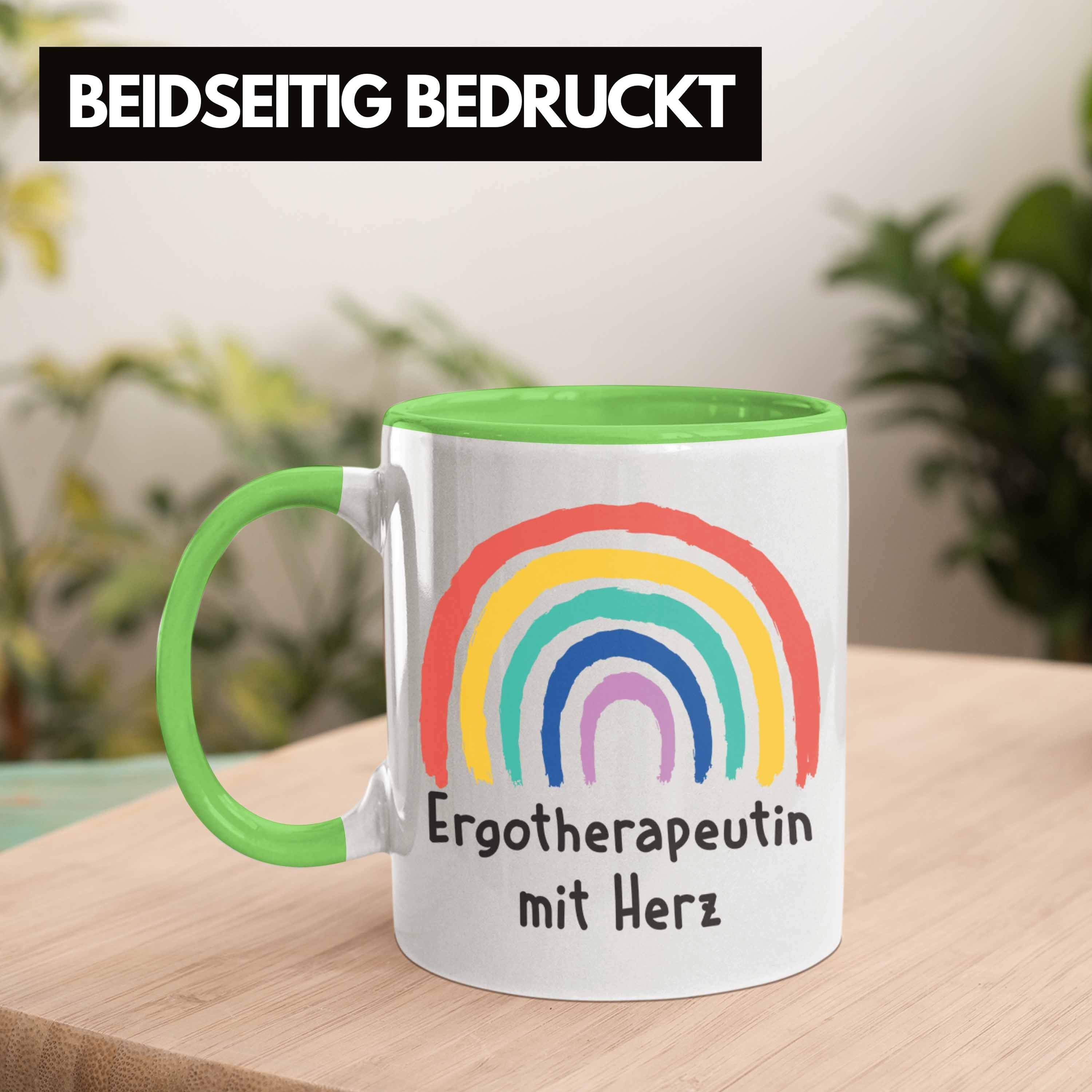 Trendation Tasse Trendation - Ergotherapeutin mit Herz Tasse Geschenk mit Spruch Kaffee – Bild 5 von 5