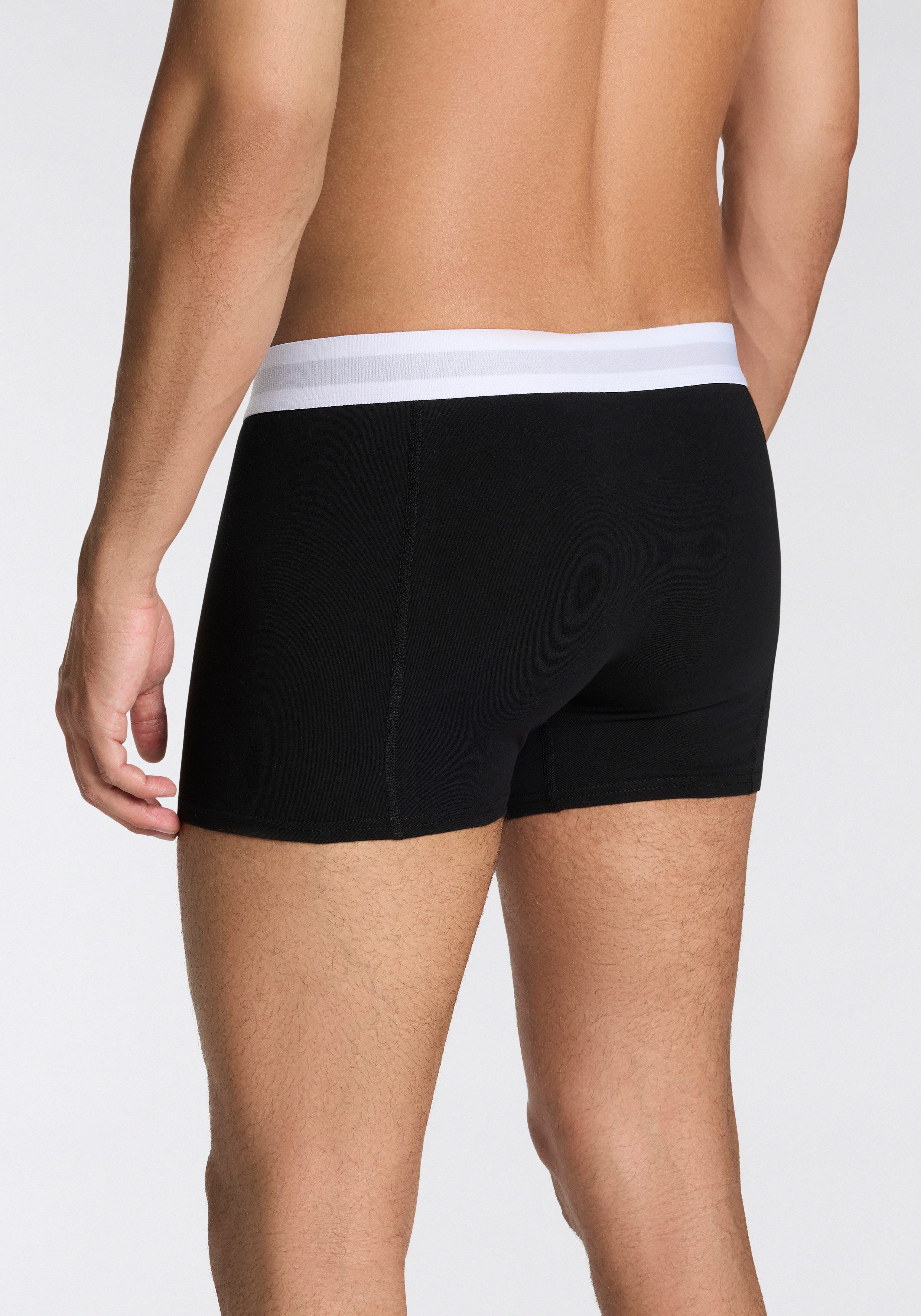 Jack & Jones Trunk JACOLD – Boxershorts mit farbigem Bund im 6er-Pack (Packung, 6-St) Druck, modisch, regular fit, Jersey