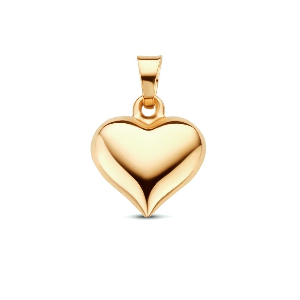 NICEANDnoble Kettenanhänger 585er-Gold Gelbgold 14 kt. Anhänger Herz, Damen günstig online kaufen