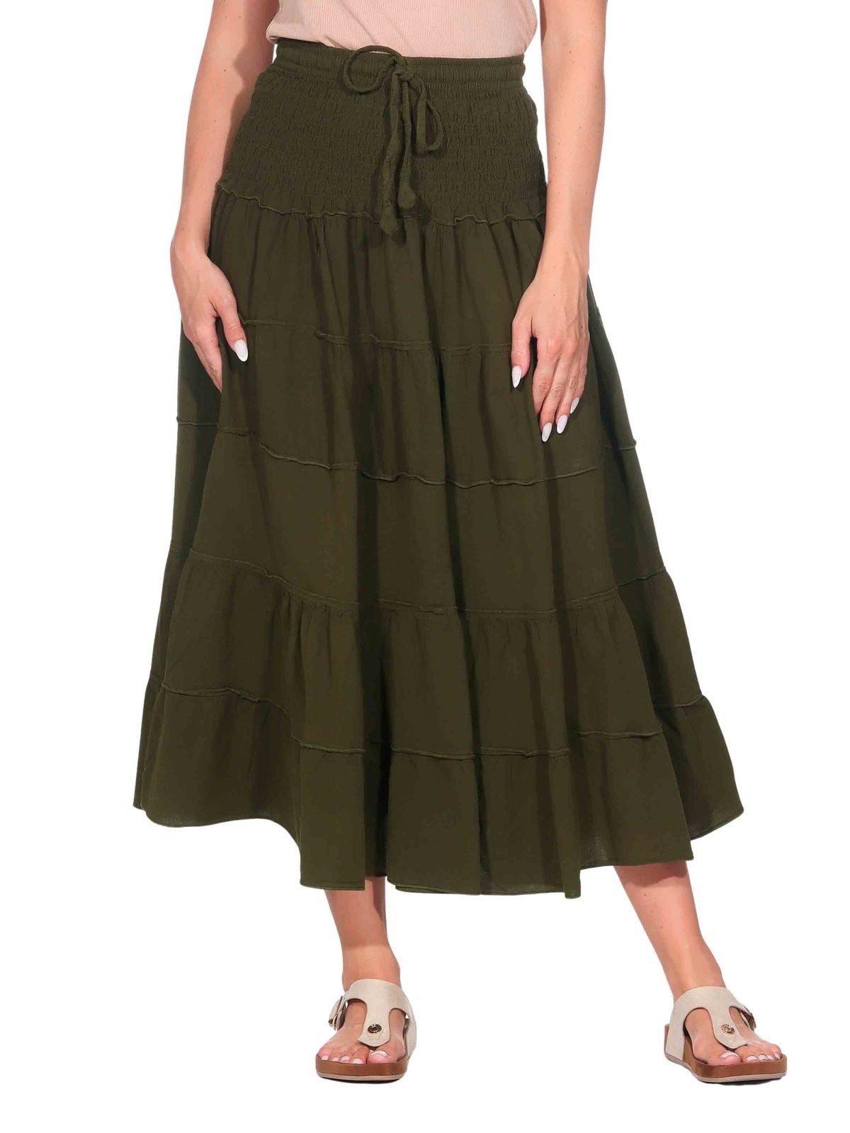KUNST UND MAGIE Stufenrock Sommerrock Damen günstig online kaufen