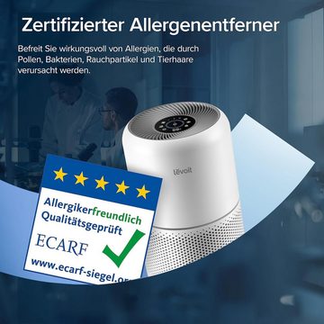 Levoit Luftreiniger Luftreiniger Allergiker mit H13HEPA Filter gegen Schimmel,Staub,Pollen, für 100 m² Räume, Air Purifier Raucherzimmer Luftfilter Zuhause Schlafmode Timer per App