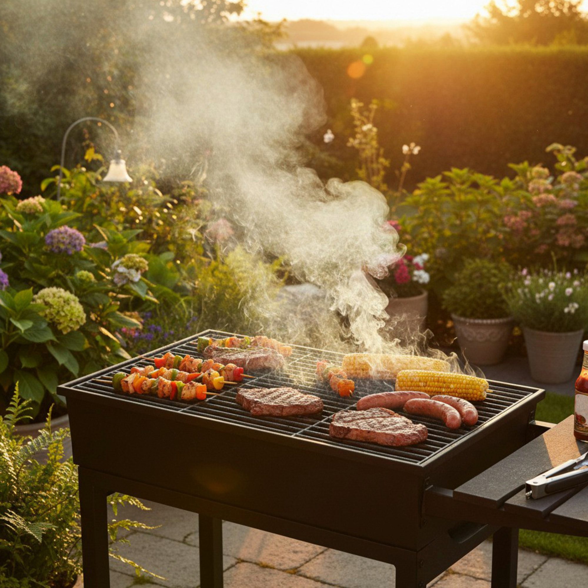 BBQ-Toro Grillrost Gusseisen, 45 x 35 cm, emailliert