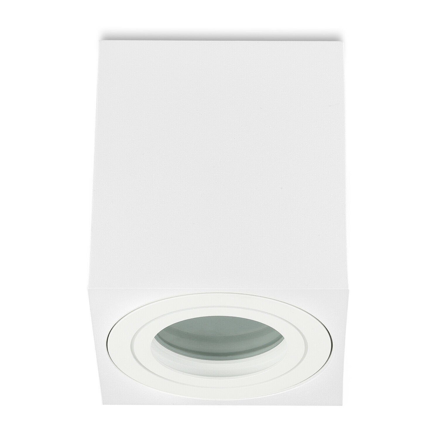 Sweet LED Aufbauleuchte Bad eckig GU10 günstig online kaufen
