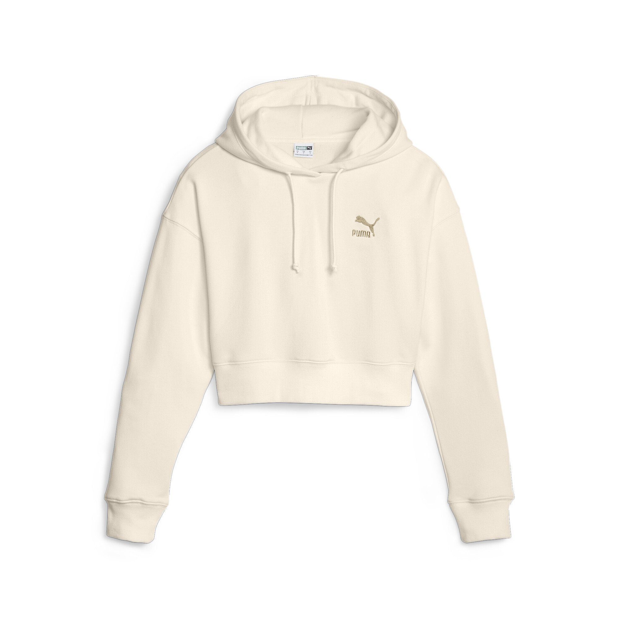 PUMA Sweatshirt Classics Cropped Hoodie Damen No Color Mix