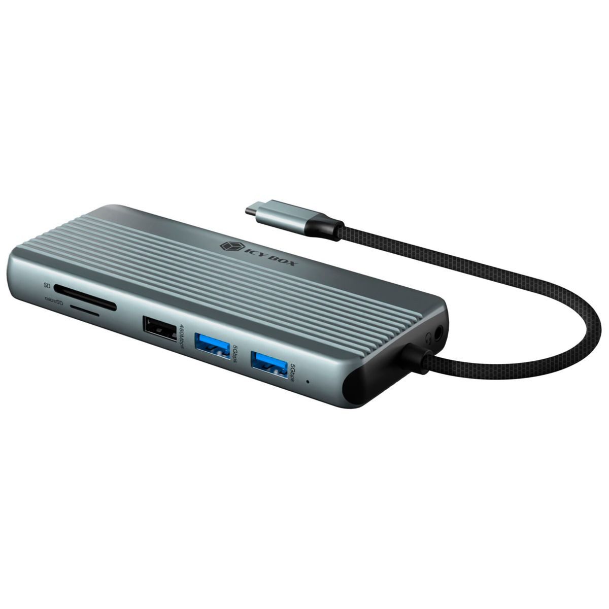 ICY BOX IB-DK4062-CPD Multi Dockingstation Netzwerk-Switch