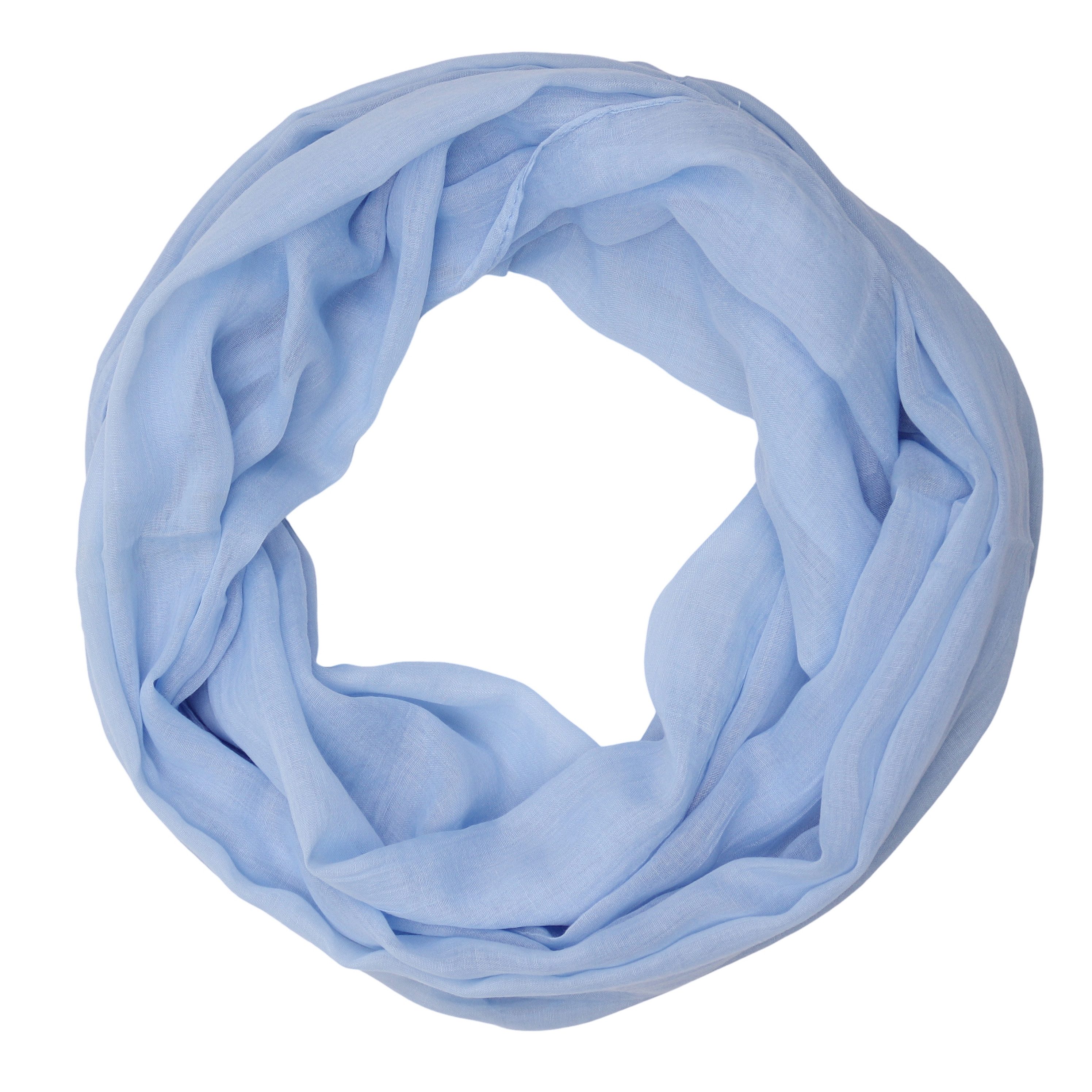 MIRROSI Loop Damen Schal mit Blümchen-Muster Weich, (zweimal um den Hals wickelbar, ca.45x75cm), Damen Halstuch ideal für Frühling, Sommer oder Herbst