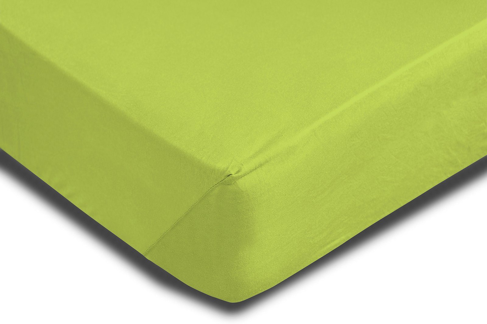 One Home Spannbettlaken, Jersey, Gummizug: rundum, (1 Stück), Baumwolle weich, Single Pack