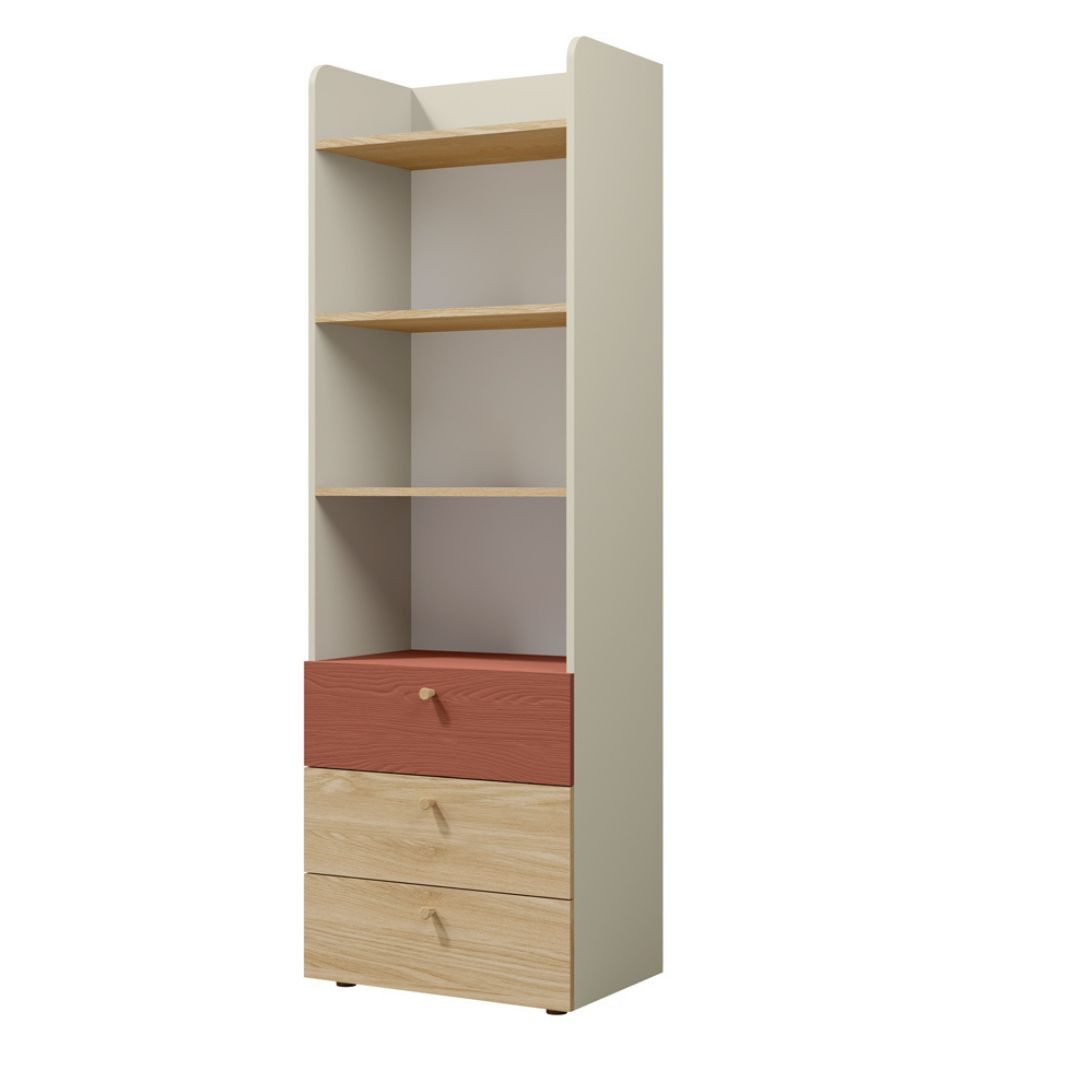 Compleo Bücherregal Regał für Spielzeug und Bücher,Spielzeugregal SKY, Bücherregal für Kinderzimmer