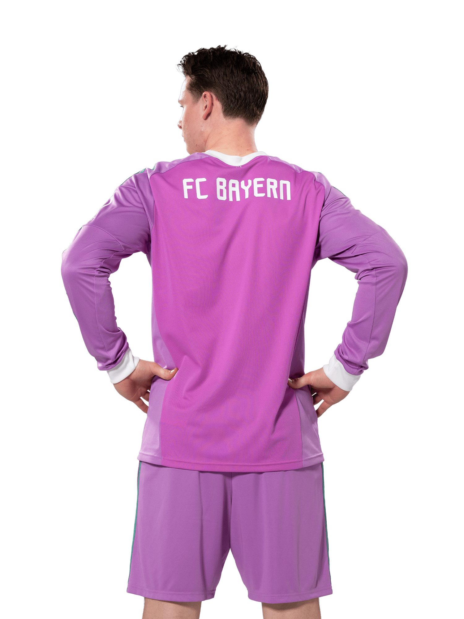 adidas Performance Torwarttrikot FC Bayern München, Langarm Trikot Torwart Away 26-27, Herren, Lila