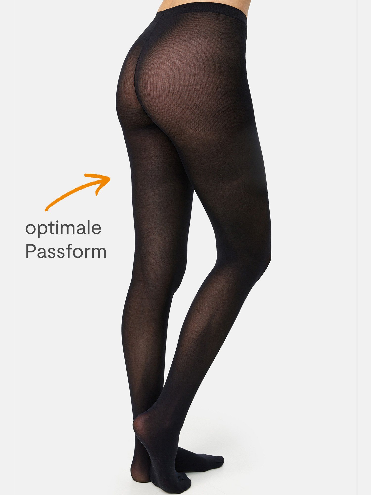 Nur Die Feinstrumpfhose Blickdicht 40 DEN Damen (1er/3er/6er/9er Pack 1 St) nylon blickdicht opaque Fein-strumpfhose frauen multi-pack elastikbund – Bild 4 von 5
