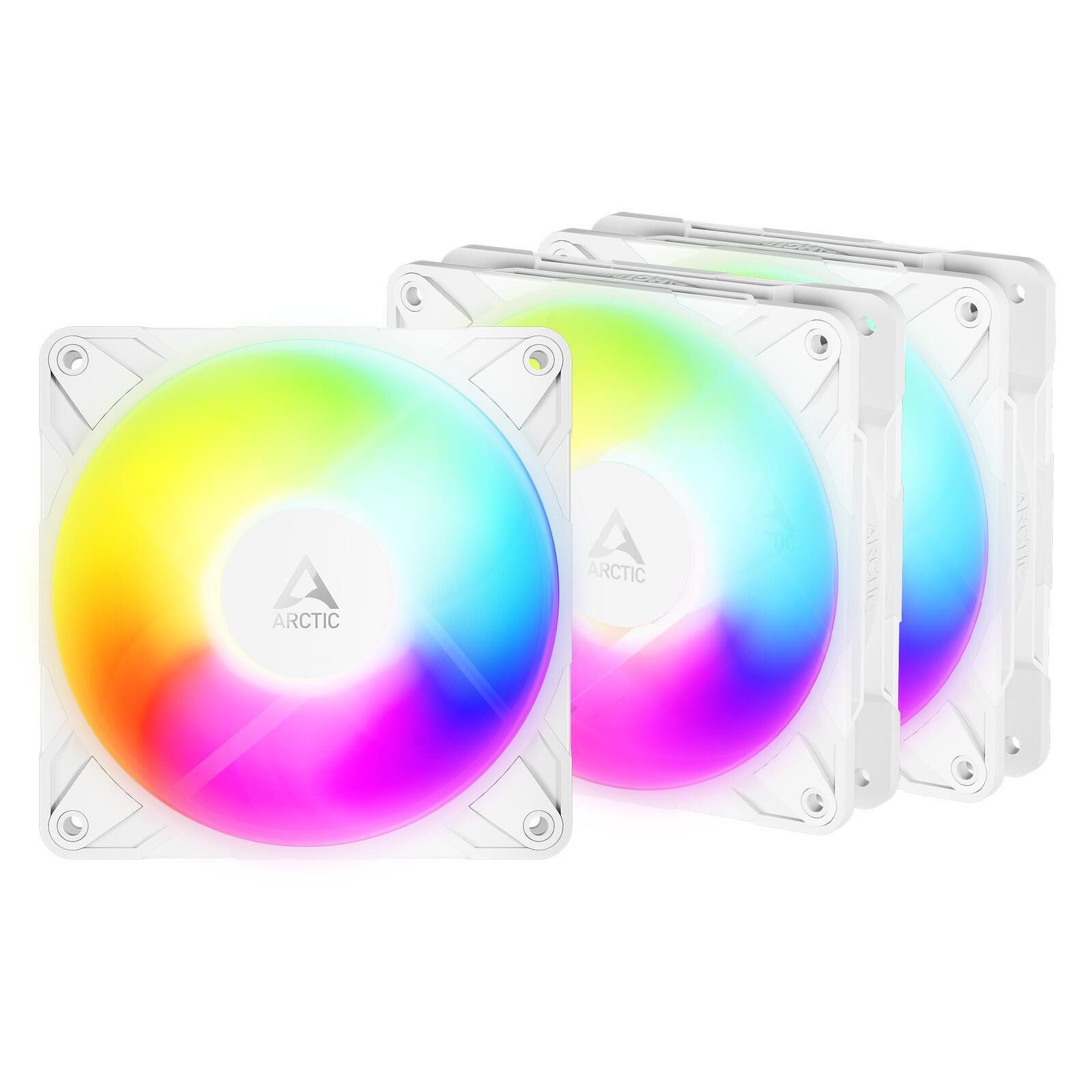 Arctic Gehäuselüfter P12 Pro Reverse A RGB White 3 Pack ACFAN00334A