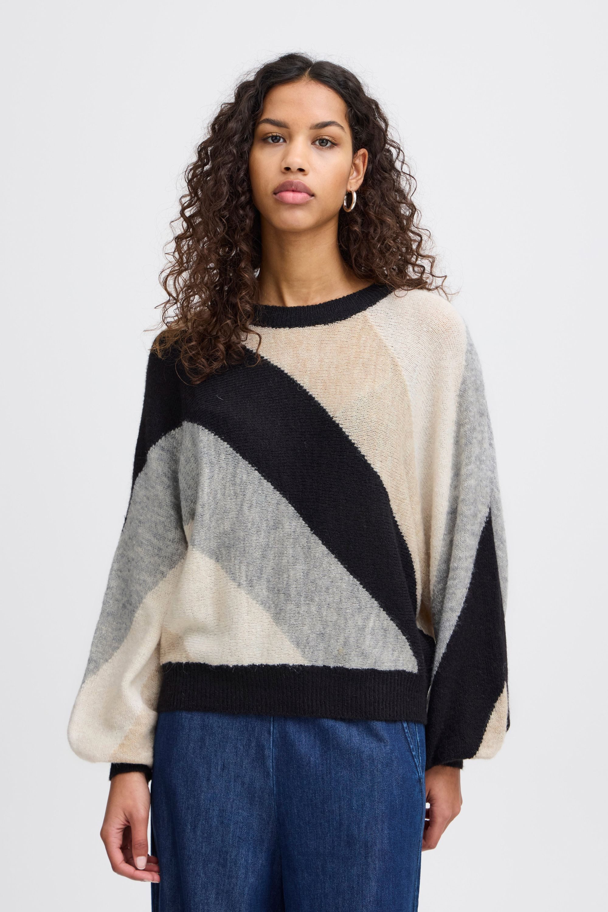 Strickpullover IHKAMARA LS SHORT2