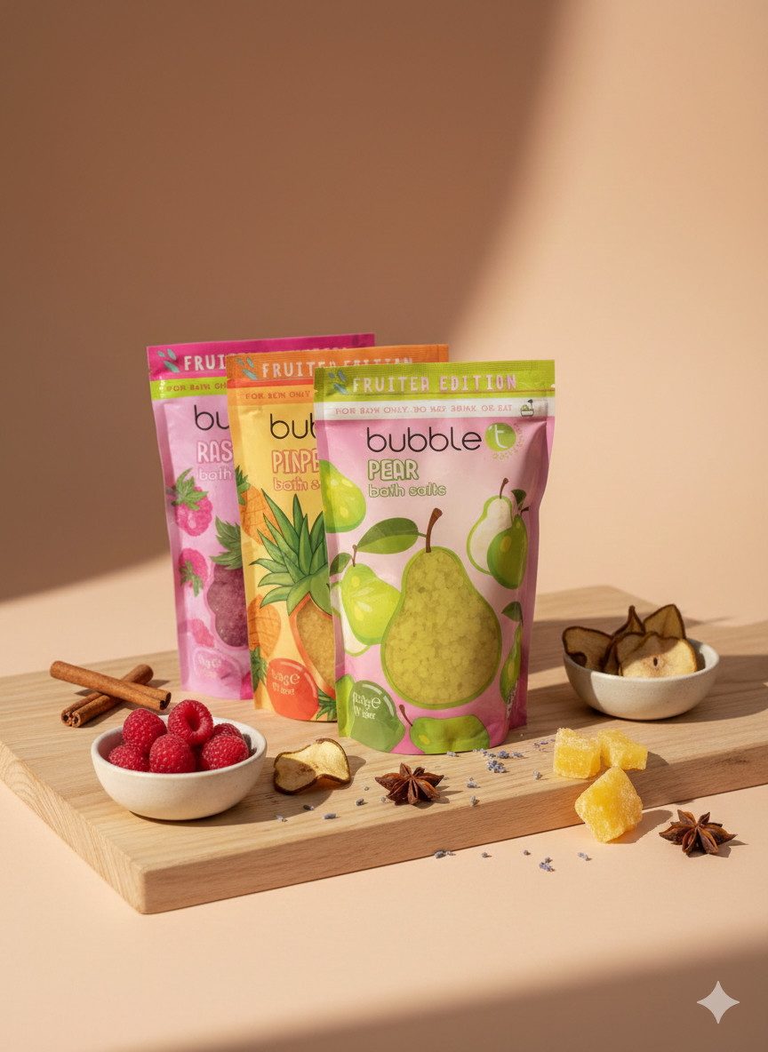 Rituals Badezusatz Wellness Badesalz Birne, Himbeere, Ananas 1,5Kg Limited Edition, 3-tlg.