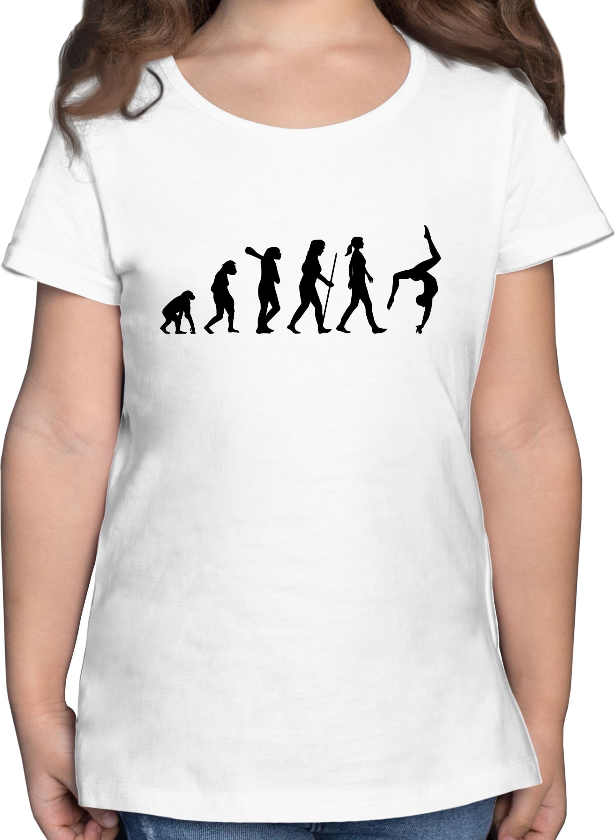 Shirtracer T-Shirt Evolution Turnen Evolution Kinder
