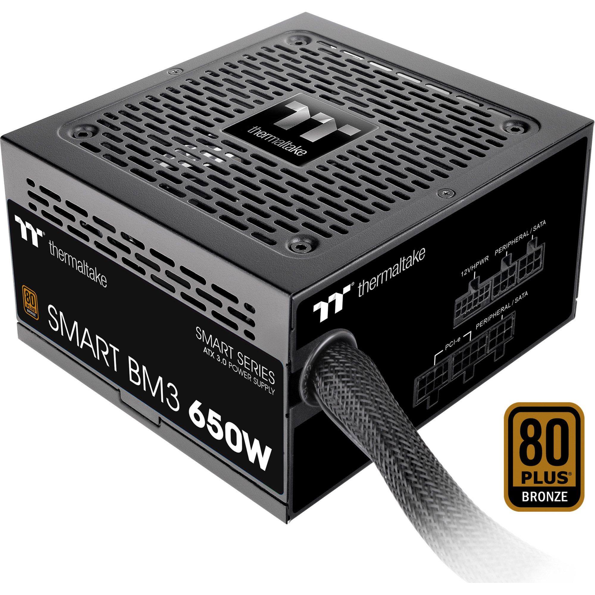 Thermaltake Thermaltake SMART BM3 650W, PC-Netzteil, (1x PC-Netzteil (80 PLUS Bronze)