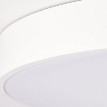 Lightbox LED Deckenleuchte, Dimmfunktion, LED fest integriert, warmweiß - kaltweiß, LED Deckenlampe XL, Ø 49 cm, 6800 lm, dimmbar, CCT, sand weiß
