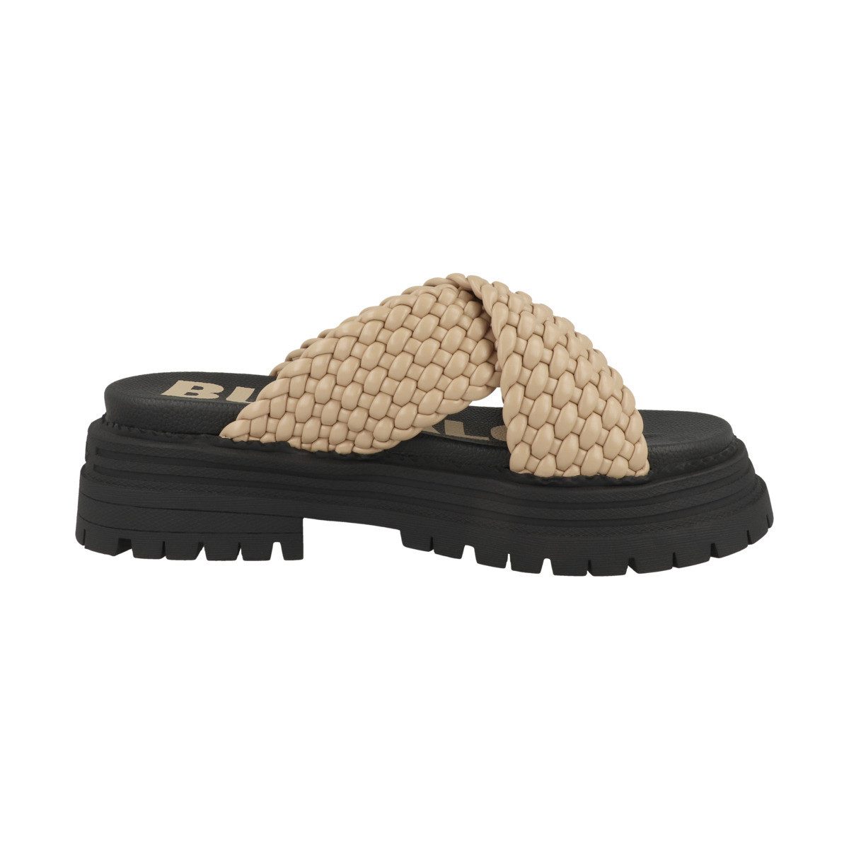 Buffalo Lennox Cross Damen Pantolette Hausschuhe, Sandaletten, Mules, Pantoffeln, Slipper
