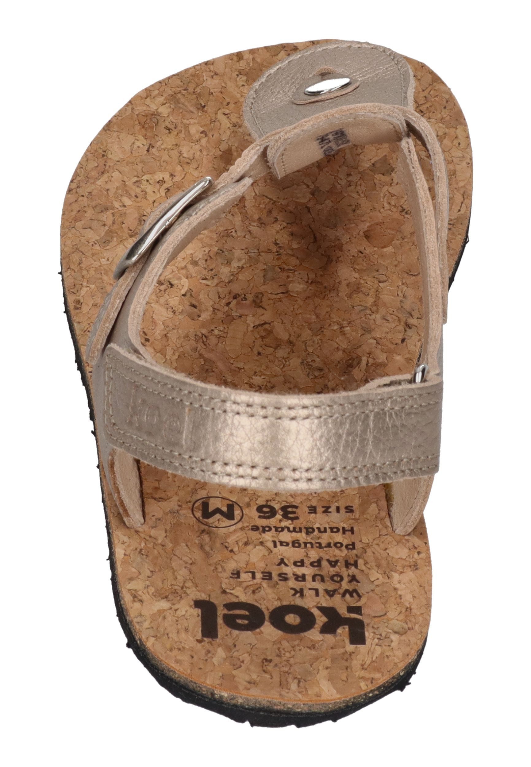 KOEL ABRIANA METALLIC Barfußschuh Champagne
