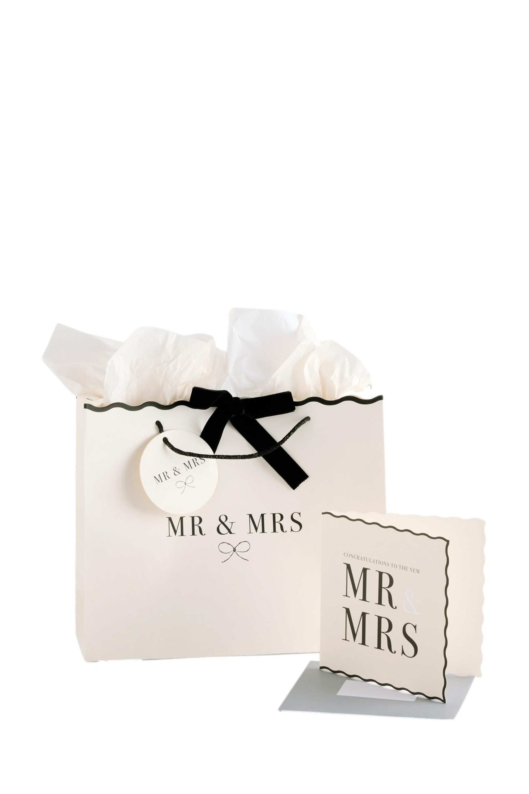 Next Geschenkpapier Mr and Mrs Geschenkset Hochzeit, (1St)